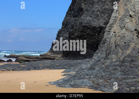 Barriga beach, Costa Vicentina, Portogallo Foto Stock
