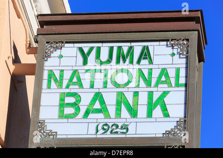Orologio su Yuma County Administration Building,Yuma,Arizona,USA Foto Stock
