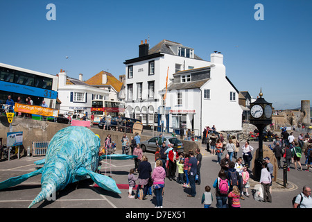 Fronte mare Lyme Regis Dorset England Regno Unito Foto Stock