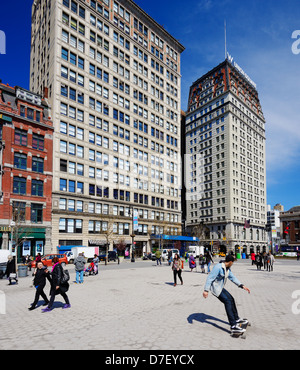 Northend di Union Square a New York City Foto Stock