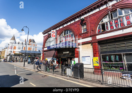 Stazione della metropolitana di Kentish Town, Londra, Inghilterra, Regno Unito. Foto Stock