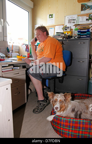 Routine quotidiana a libbra Foto Stock
