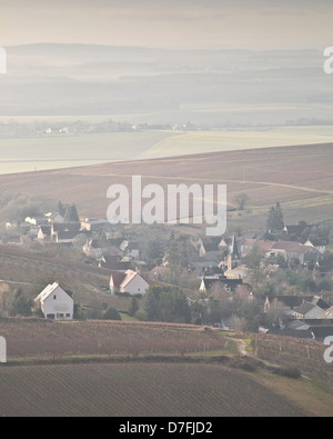 Il villaggio di bue vicino a Sancerre in Francia. Foto Stock