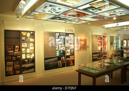 Archivi della lingua tedesca Jewry museo al Jekke Heritage Centre, Tefen Foto Stock