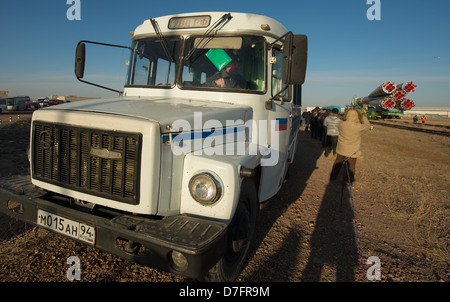 Expedition 35 Soyuz Rollout 201303260009(HQ) Foto Stock