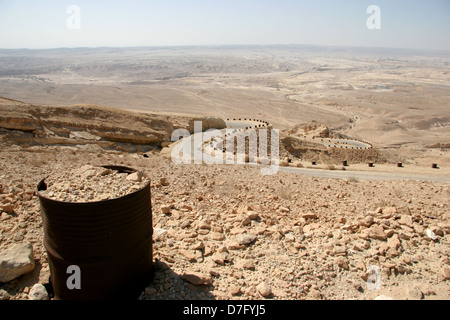 Maale haakrabim rotta nel Negev Foto Stock