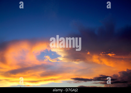 Miami Beach Florida, tramonto, cielo, nuvole, FL120929013 Foto Stock
