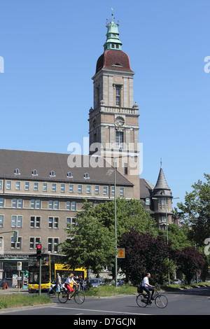 Berlino Friedenau municipio Breslauer square Foto Stock