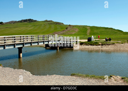 Fiume Char, Charmouth, Dorset, England, Regno Unito Foto Stock