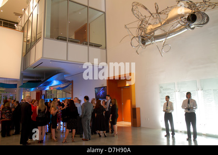 Miami Beach Florida, 17th Street, New World Center, New World Symphony, American's Orchestral Academy, Frank Gehry, lobby, corporate FL121208008 Foto Stock