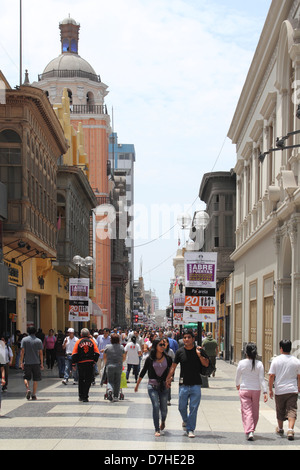 Peru Lima Jiron de la Union Foto Stock