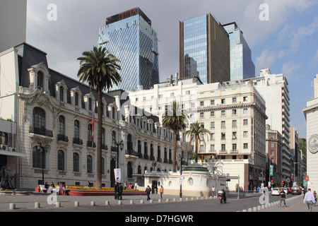 Santiago de Cile Santiago Agustinas Foto Stock