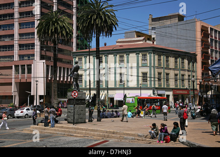Cile Valparaiso Plaza Anibal Pinto Foto Stock