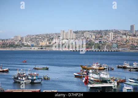 Cile Valparaiso porto Foto Stock