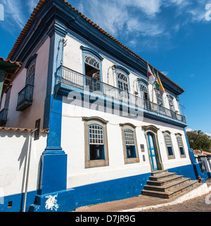 Rua Dom Pedro II, Prefettura, Sabara, Belo Horizonte, Minas Gerais, Brasile Foto Stock