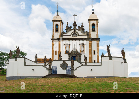 Santuario de Bom Jesus de Matosinhos, Aleijandinho capolavoro, Congonhas do Campo, Brasile Foto Stock