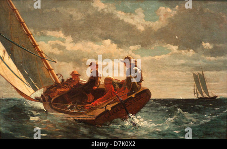 Breezing fino a Fair Wind da Winslow Homer Foto Stock