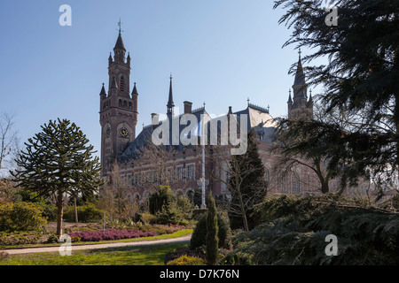 Il Palazzo della pace, l'Aia, Olanda meridionale, Paesi Bassi Foto Stock