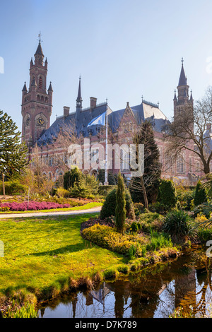 Il Palazzo della pace, l'Aia, Olanda meridionale, Paesi Bassi Foto Stock