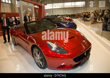 Poznan, Polonia, la Ferrari California 30 al Motor Show 2013 Foto Stock