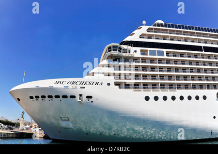 Nave da crociera, la nave di crociera, MSC Orchestra Foto Stock