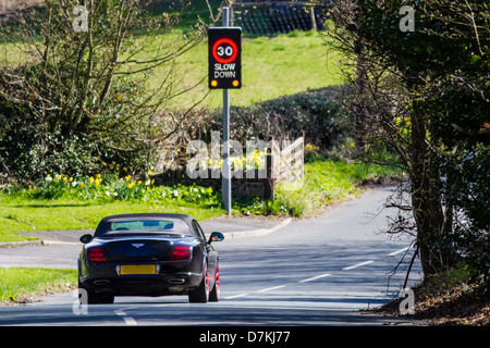 Accelerando, nello Yorkshire, Regno Unito Foto Stock