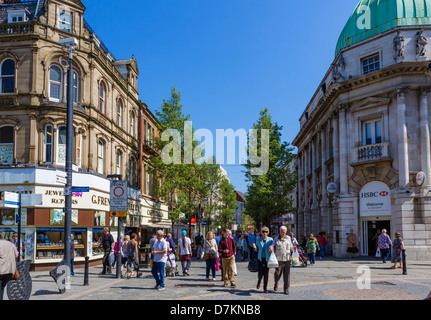 Negozi di Baxter Gate nel centro città, Doncaster, South Yorkshire, Inghilterra, Regno Unito Foto Stock