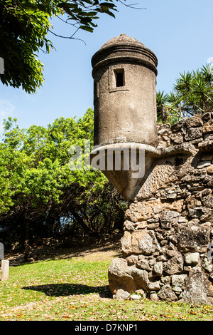 Sao Jose da Ponta Grossa fortezza, costruita nel XVIII secolo dai colonizzatori portoghesi. Foto Stock