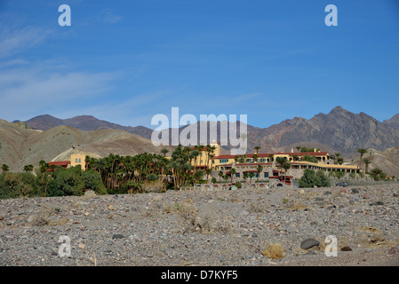 Furnace Creek Inn. Parco Nazionale della Valle della Morte, California, Stati Uniti d'America. Foto Stock