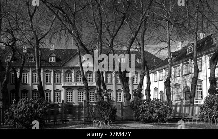 Stiftsgården - Royal Palace in legno a Trondheim, il più grande edificio di legno in Norvegia. Foto Stock