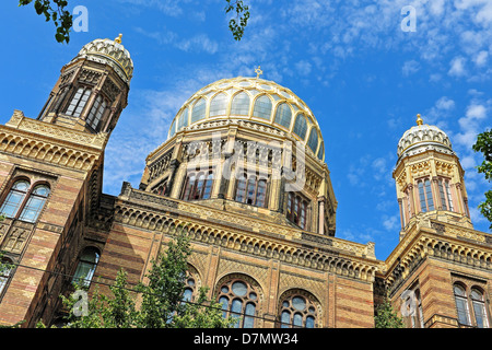 La Sinagoga Ebraica a Berlino, Germania Foto Stock