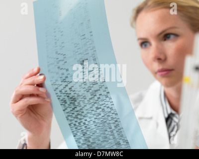 La ricerca genetica Foto Stock