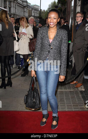 Londra, Regno Unito. Il 9 maggio 2013. Beverley Knight "La Serra" premere la notte a Trafalgar Studios, Whitehall, Londra - 9 maggio 2013 Foto di Keith Mayhew/Alamy Live News Foto Stock