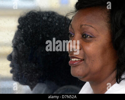 Berta Soler, uno dei principali dissidenti cubani e e leader del movimento Donne in bianco nella foto a Praga, nella Repubblica ceca il 10 maggio 2013. (CTK foto/Michal Kamaryt) Foto Stock