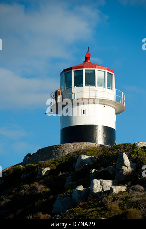 Cape Point Lighthouse, Capo di Buona Speranza La Riserva Naturale di Cape Peninsula, Sud Africa Foto Stock