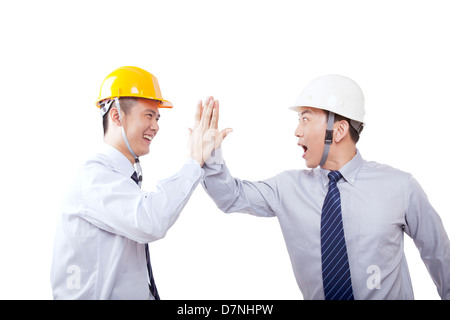 Ingegnere orientali battimani Foto Stock