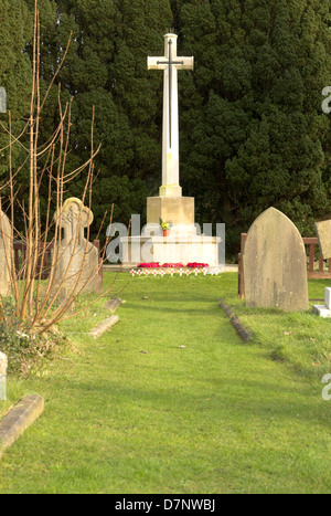 War Memorial - Broadwater e Worthing cimitero, Worthing, West Sussex. Foto Stock