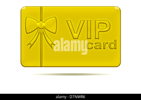 carta VIP Foto Stock