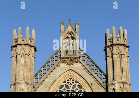 Dettaglio della Cattedrale metropolitana di St Andrew in la chiesa romana-cattolica dell Arcidiocesi di Glasgow, Clyde Street, Scotland, Regno Unito Foto Stock