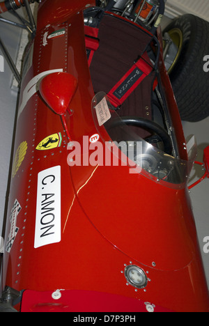 La Ferrari di Formula Uno auto racing cockpit Foto Stock