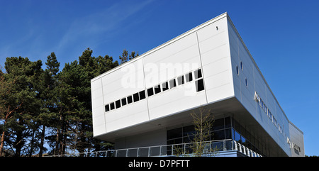 Il centro di visualizzazione a Aberystwyth University, il Galles. Questo edificio è la sede dell'Ufficio del vicecancelliere. Foto Stock