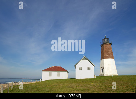 Il punto Judith luce il Rhode Island coast Foto Stock