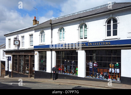 Harrow school shop, Harrow sulla Hill, London, Regno Unito Foto Stock