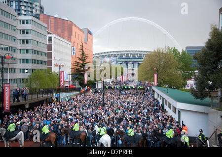 Wigan vince la finale di partita di calcio a Wembley Arena, Londra, Inghilterra, Regno Unito, GB. Foto Stock