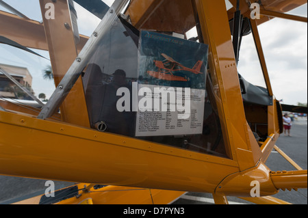 Tavares, Florida Woodlea Seaport sul Lago di Dora e la Tavares fly-in idrovolante evento Foto Stock