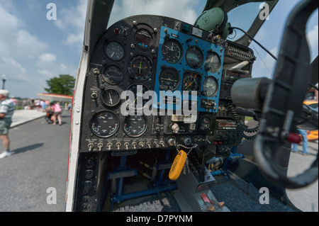 Tavares, Florida Woodlea Seaport sul Lago di Dora e la Tavares fly-in idrovolante evento Foto Stock