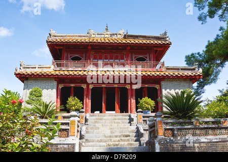 Minh Mang tomba in tonalità, Vietnam Foto Stock