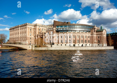 Parlamento svedese la costruzione di Stoccolma Foto Stock