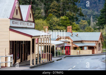 L'oro ex città mineraria di Walhalla in Australia Foto Stock