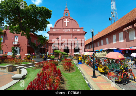 Asia Malesia Malacca la Chiesa di Cristo in Town Square Foto Stock